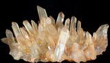 Tangerine Quartz Crystal Cluster - Madagascar #41798-2